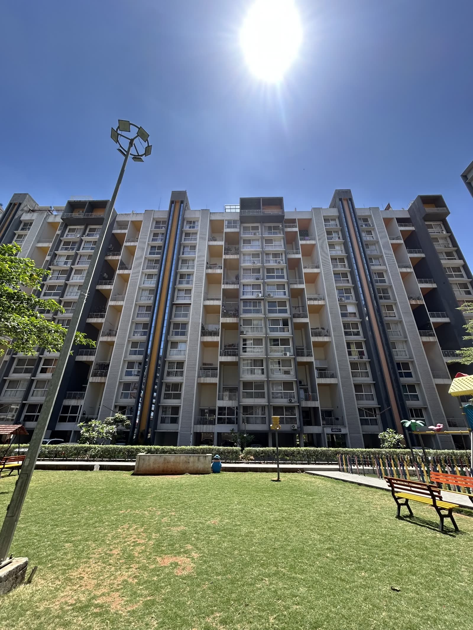 The Metrozone residential complex, alternate facade angle