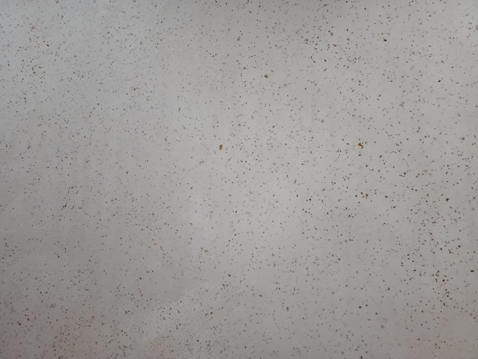 Close-up of a speckled granite-effect texture finish