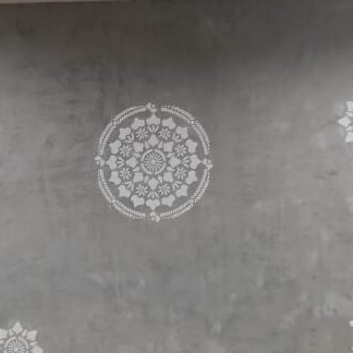 Designer textured wall painting with premium finish